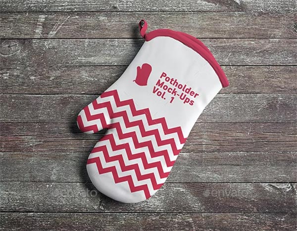 Gloves Potholder MockUps