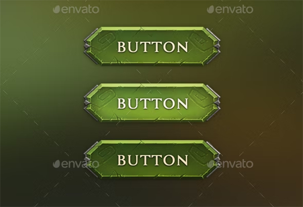 Fantasy Design Button Templates 