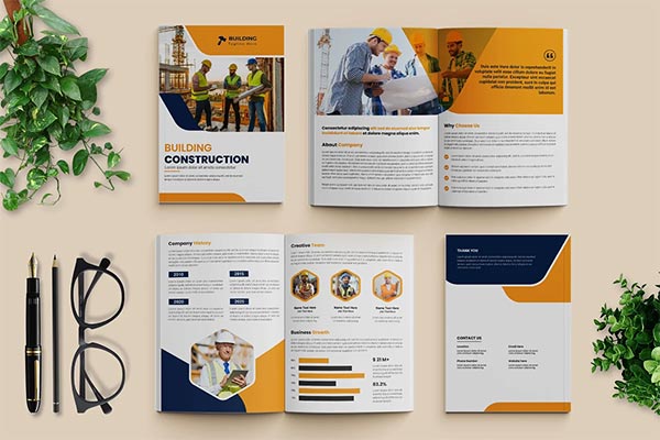 Construction Brochure PSD Design