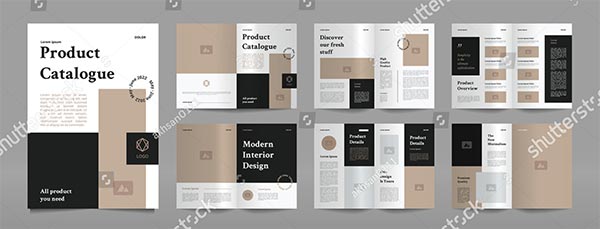 Simple Company Product Catalogue Template