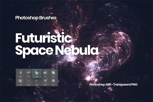 Space Nebula PSD Brushes
