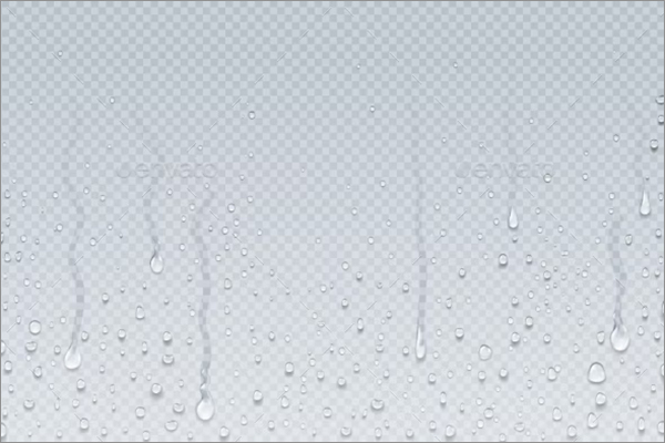 Water Drops Background Template