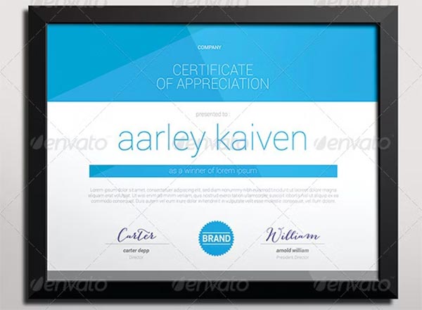 Clean Certificate Design Template