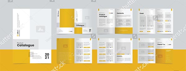 Modern Product Catalogue Design Template