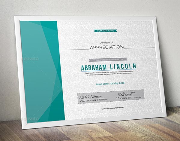 Modern Multipurpose Achievement Certificate