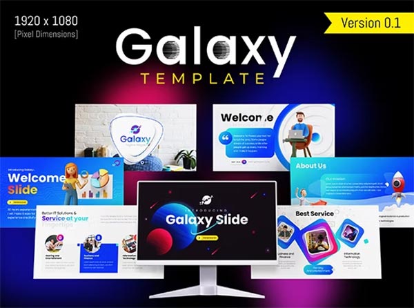 Galaxy Business PowerPoint Presentation Template