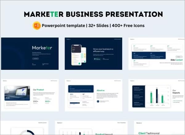 Marketer Business Powerpoint Presentation