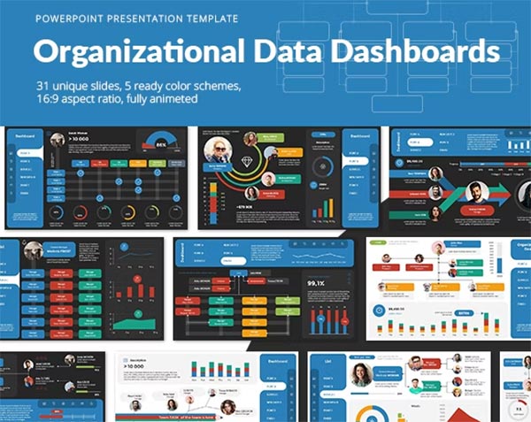 Data Dashboards PowerPoint Presentation Template