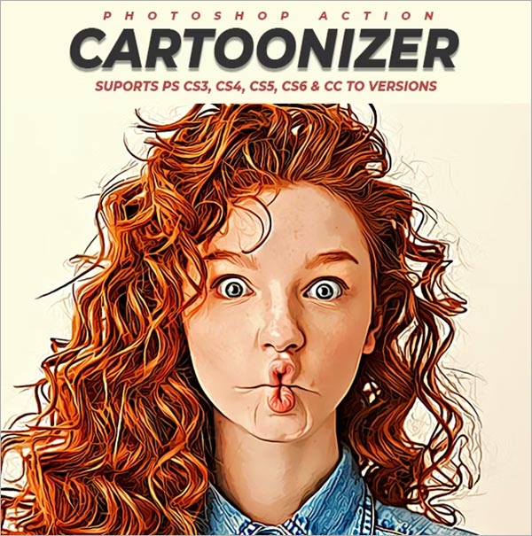 Cartoonizer Photoshop Action Cartoonizer Photoshop Action