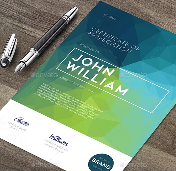 Modern & Clean Certificate Designs