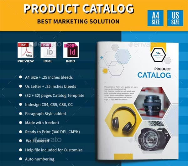 Product Catalog Print Template