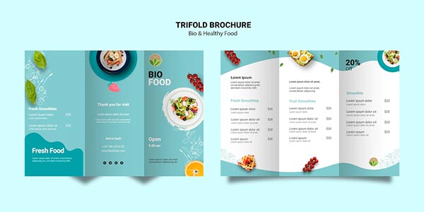 Free PSD Diet Brochure Template