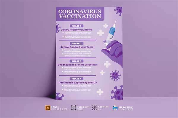 Corona Virus Vaccination Flyer