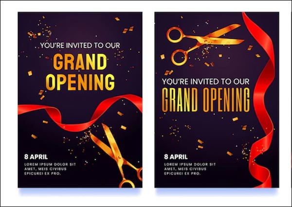 Free Grand Opening Event Flyer Templates