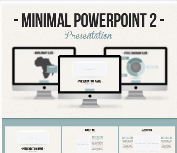 Minimal Powerpoint Template Design