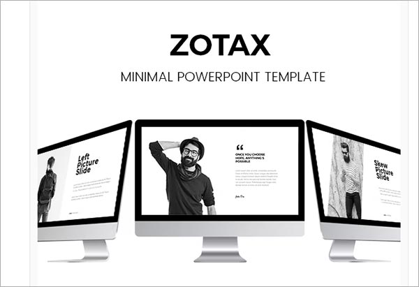 Zotax Minimal Powerpoint Template