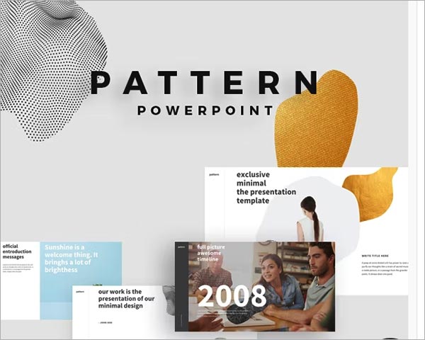 Pattern Minimal Powerpoint Template