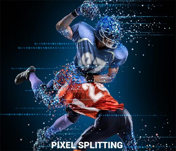 Pixel Splitting Photoshop Action