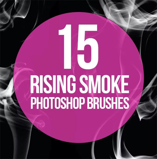 Rising Smoke Photoshop Brushes