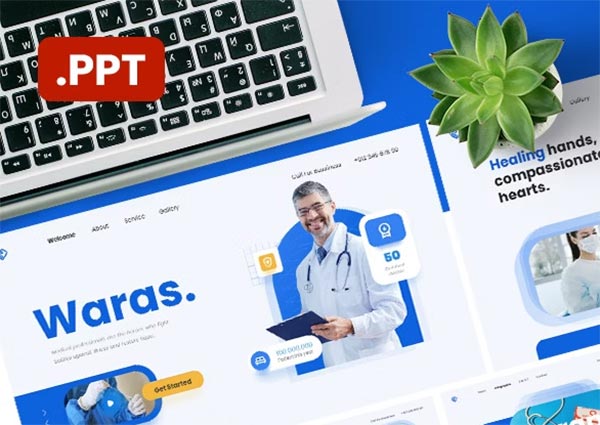 Waras Medical Powerpoint Presentation Template