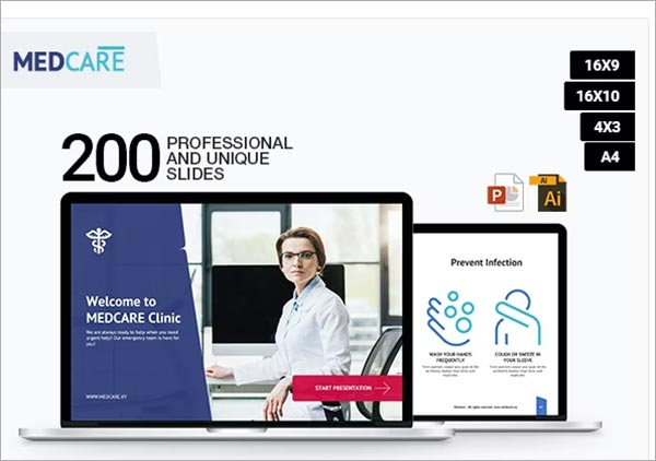 MedCare Medical Powerpoint Presentation Template
