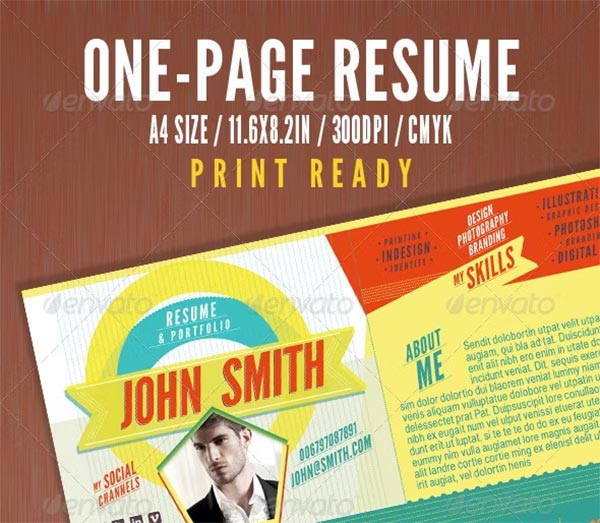 The One Page Resume