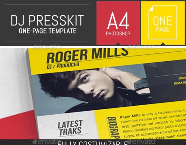Musician OnePage Press Kit