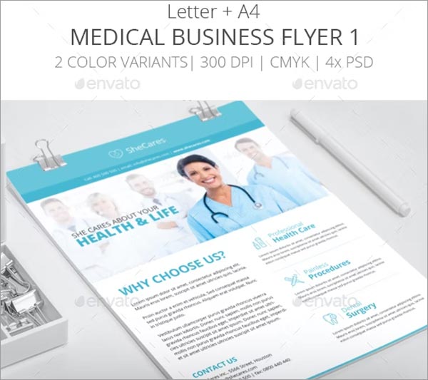 Medical Business Flyer PSD Templates