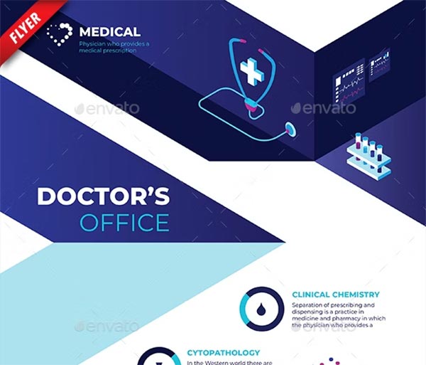 Medical Business Print Flyer Template