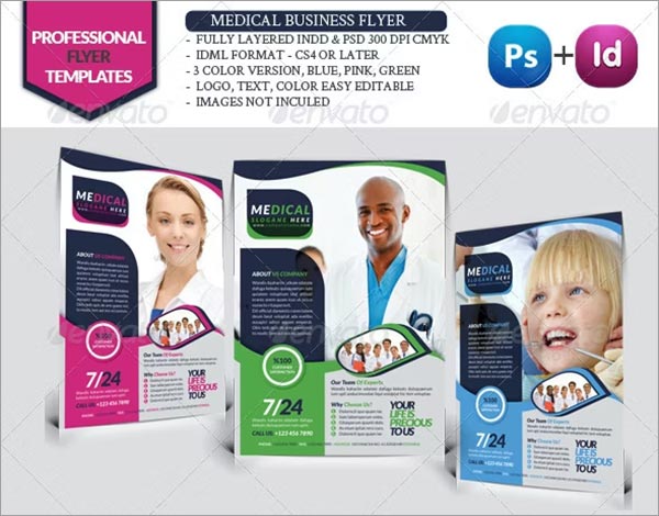 Health Business Flyer Design Template