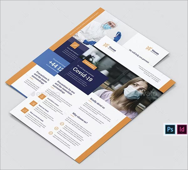 Medical Business Flyers Template Design