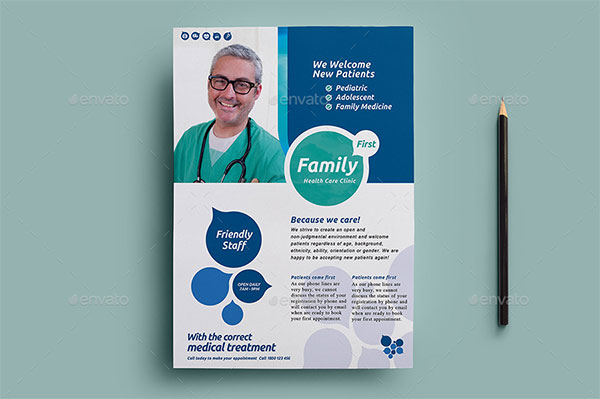Corporate Medical Design Flyer Template