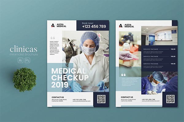 Medical Checkup AI and PSD Flyer