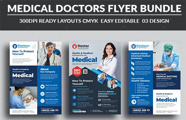 Health & Medical Doctors Flyer Bundle