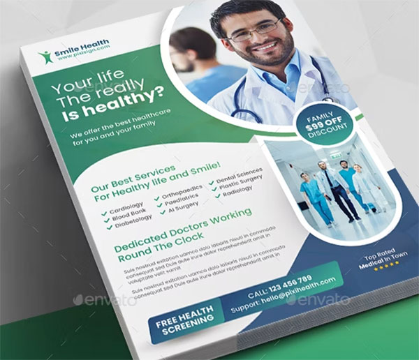 Medical Flyer Design Template