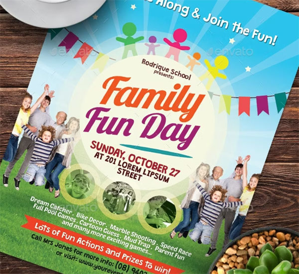 Alternative Family Fun Day Flyers