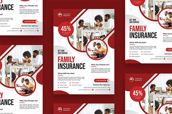 Family Insurance Promotion Flyer