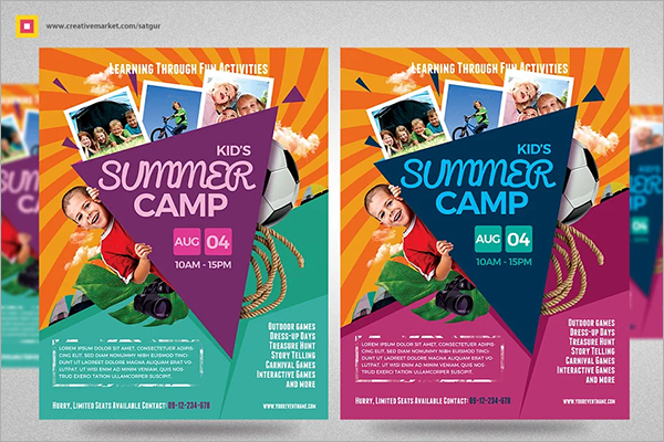 Kids Summer Camp Flyer
