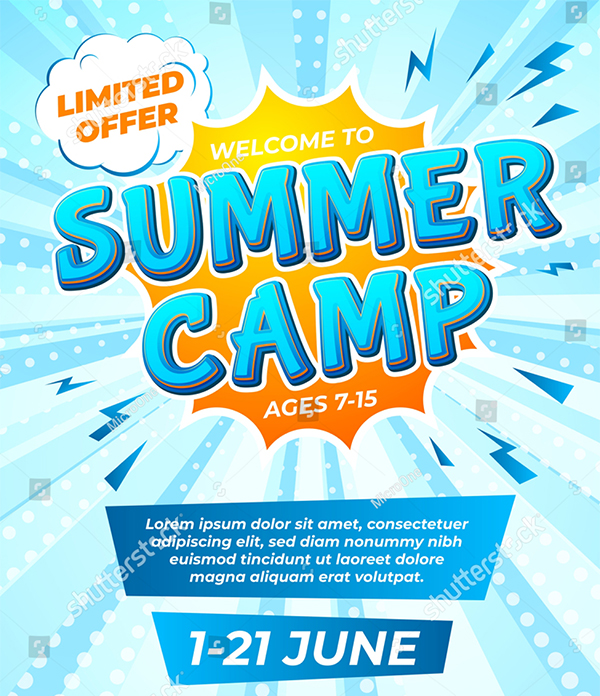 Summer Camp Poste & Flyer Template