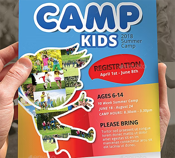 Kids Camp Flyer Templates
