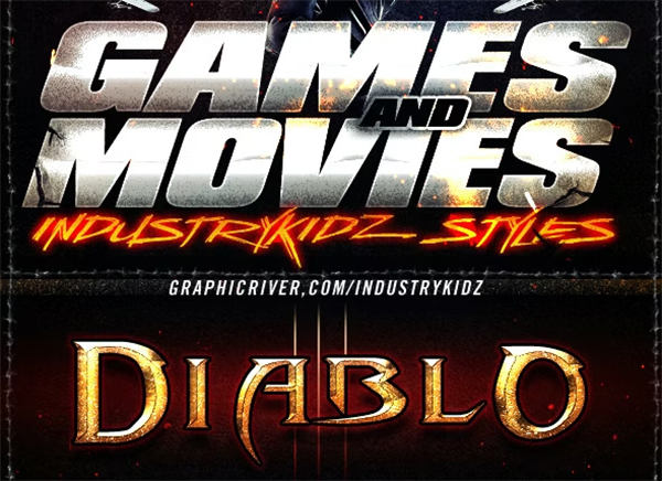 Game and Movies Photoshop Style