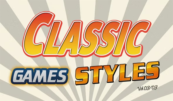 Classic Games PSD Text Styles 