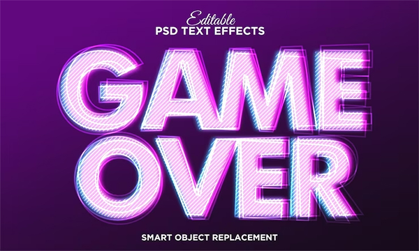 Free Game Photoshop Styles Template