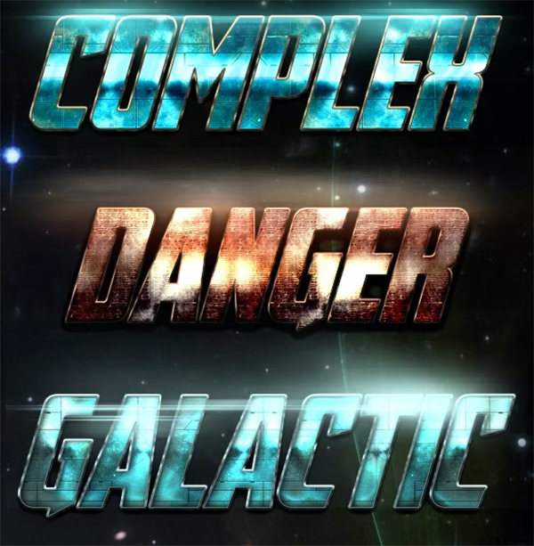 Sci-fi Game Styles PSD Collection