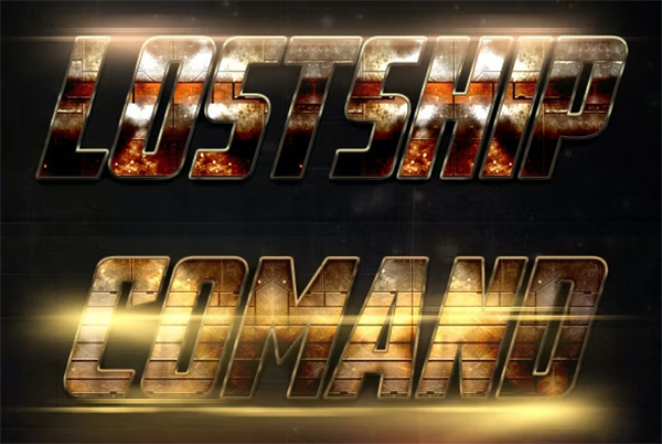 Sci-fi Game Photoshop Styles Collection