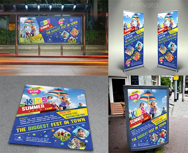 Kids Summer Camp Advertising Bundle