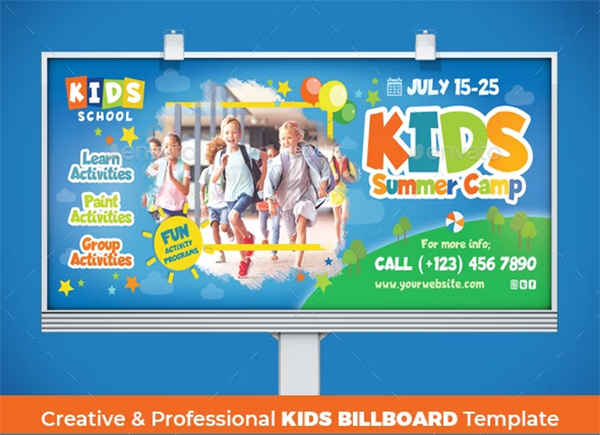 Kids Billboard Template