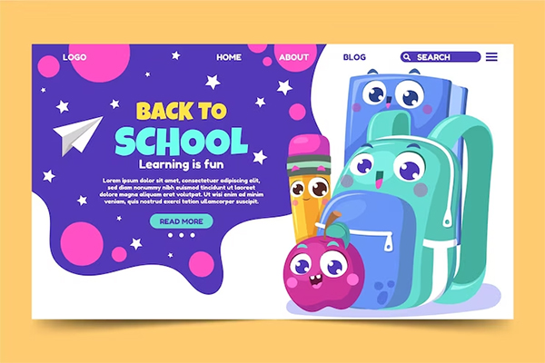 Free PSD Summer School Billboard Template