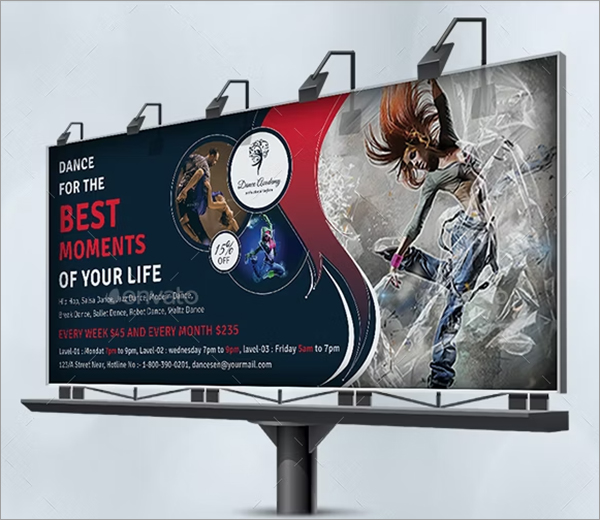 Billboard Dance Academy Template