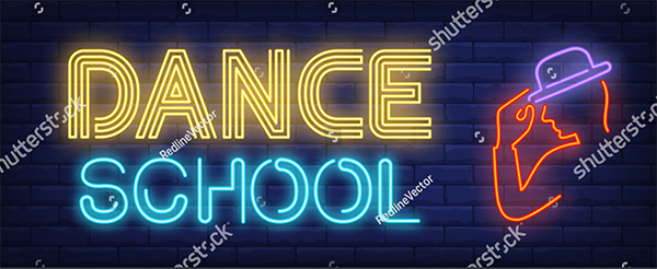 Dance Billboard Vector Template